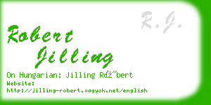 robert jilling business card